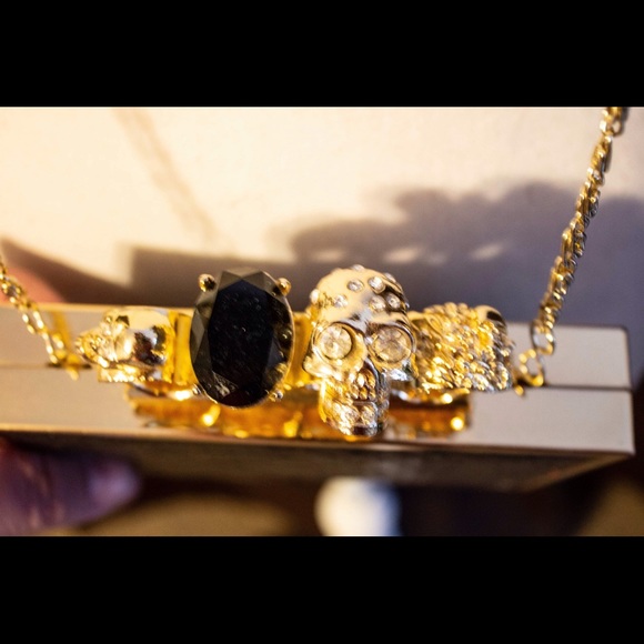 Kate Landry brass knuckles clutch - Picture 2 of 4